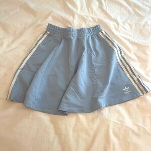 Adidas baby blue mini circle skirt S